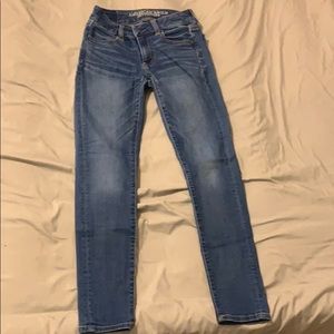 American eagle jeans size 0